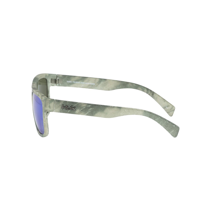 HUK, Polarized Lens Eyewear with Performance Frames, Fishing, Sports & Outdoors Sunglasses Panto, (Clinch) Green Mirror/Southern Tier Subphantis, Medium/Large