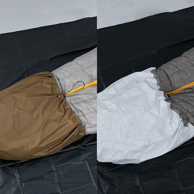 3F UL Gear Sleeping Bag Feet Waterproof Cover, Lightweight Tear Resistance Waterproof Cover with Adjusting Tape & Waterproof Press-Glue for Botton of Sleeping Bag, 0.22LBS