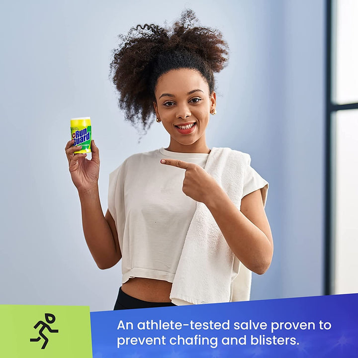 Anti-Chafing Stick - Made with 100% Plant-Based Ingredients Plus Beeswax. Works for All Distance Runners from 5K Walks/Runs to 100 Mile Ultra Marathons (1.4oz pack of 2)