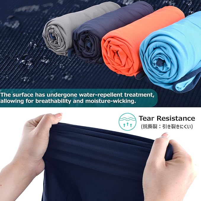 Azarxis Sleeping Bag Liner, Mummy Sleeping Bag Liner Adult Sleep Sack Travel Sheets Camping Sheet Single Size 78.74" x 31.5" for Hotels Hostels Backpacking Hiking