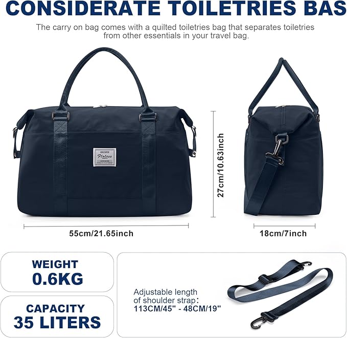 Travel Duffel Bag,Sports Tote Gym Bag,Shoulder Weekender Overnight Bag for Women