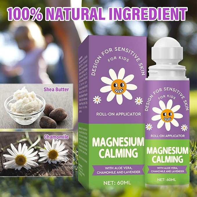 Magnesium Lotion for Kids Sleep, Bedtime Kids Magnesium Cream,Relaxation Formula for Children