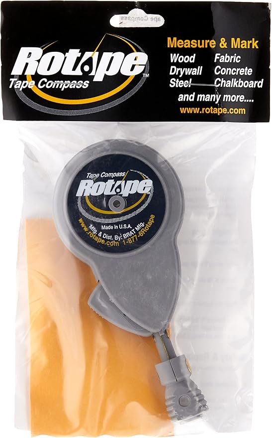 Big Horn 19641 Rotape Beam Compass, Gray/Black