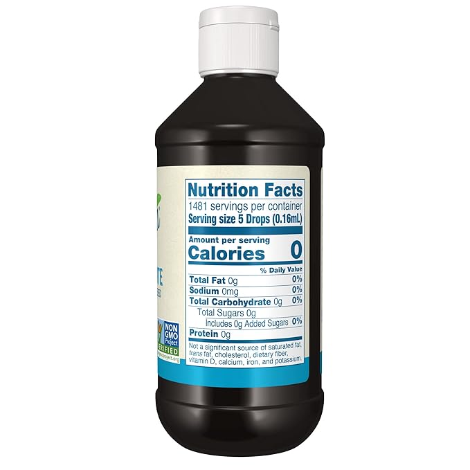 NOW Foods BetterStevia Organic Glycerite Zero-Calorie Liquid Sweetener Keto Friendly, Suitable for Diabetics, No Erythritol, 8-Ounce