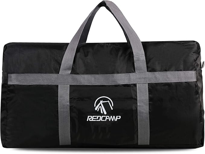 REDCAMP Foldable Travel Bag, Large Sports Bag, 75L/96L/100L, Lightweight Waterproof Tote Bag