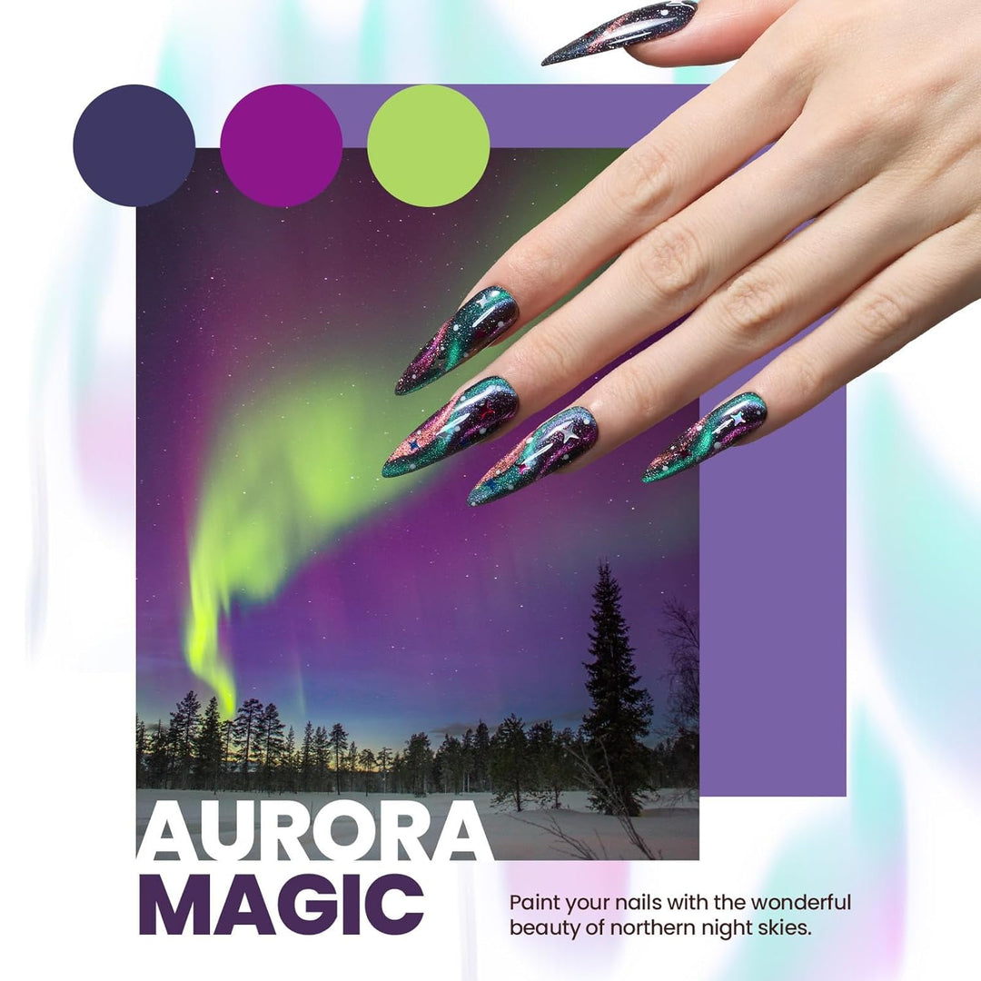 45 Colors Gel Nail Polish Kit | UV Light & Nail Tools | Travel-Friendly Gift for Women