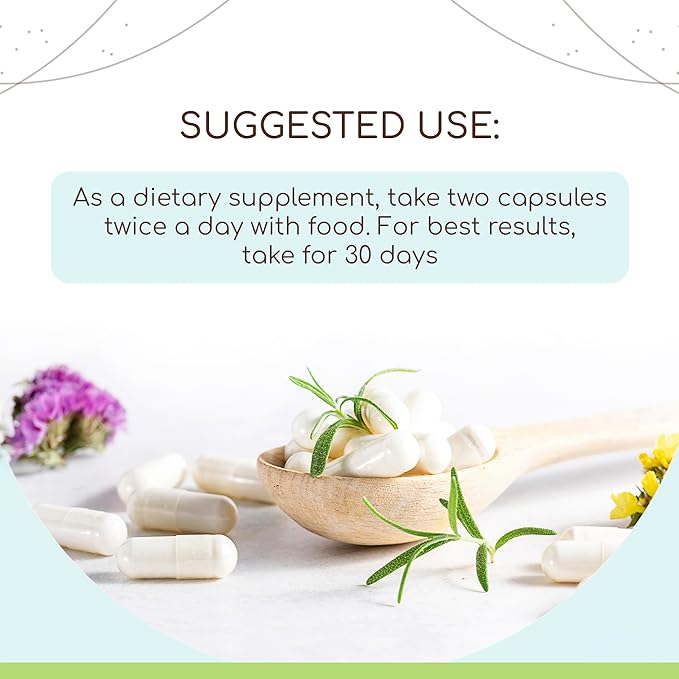 Motherwort USDA Organic 60 Capsules | Natural Herbal Supplement | Certified Organic Vegetarian Capsules and Organic Motherwort (Leonurus Cardiaca) Dried Herb (60 Capsules)