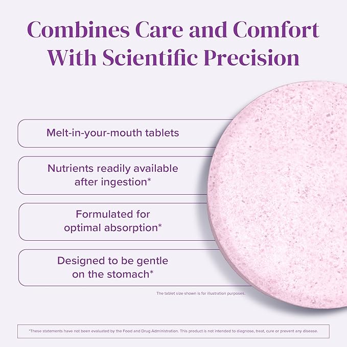 Barimelts Bariatric Multivitamin with Iron, 60 Fast-Dissolving Tablets (1-Month Supply), Sugar-Free Bariatric Vitamins for Women, Natural Fruit Flavor