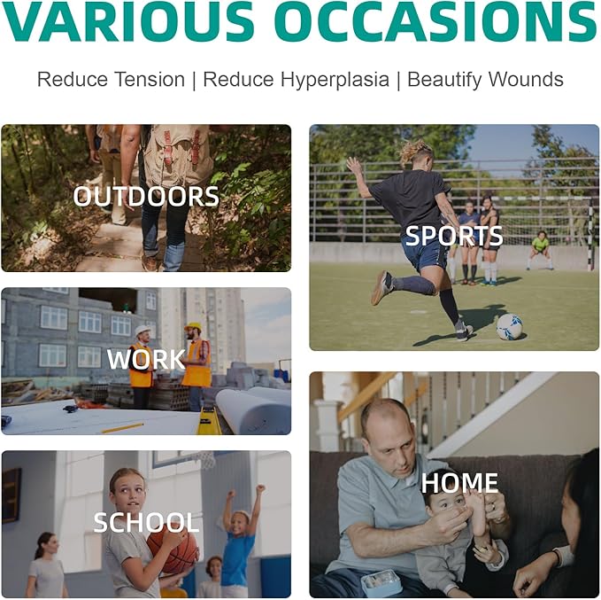 25 PCS First Aid Kit, Wound Closure Strips, Emergency Wound Closure Device Without Stitche, 4 Strips x2, First Aid Supplies Kit at Home Outdoors Sports