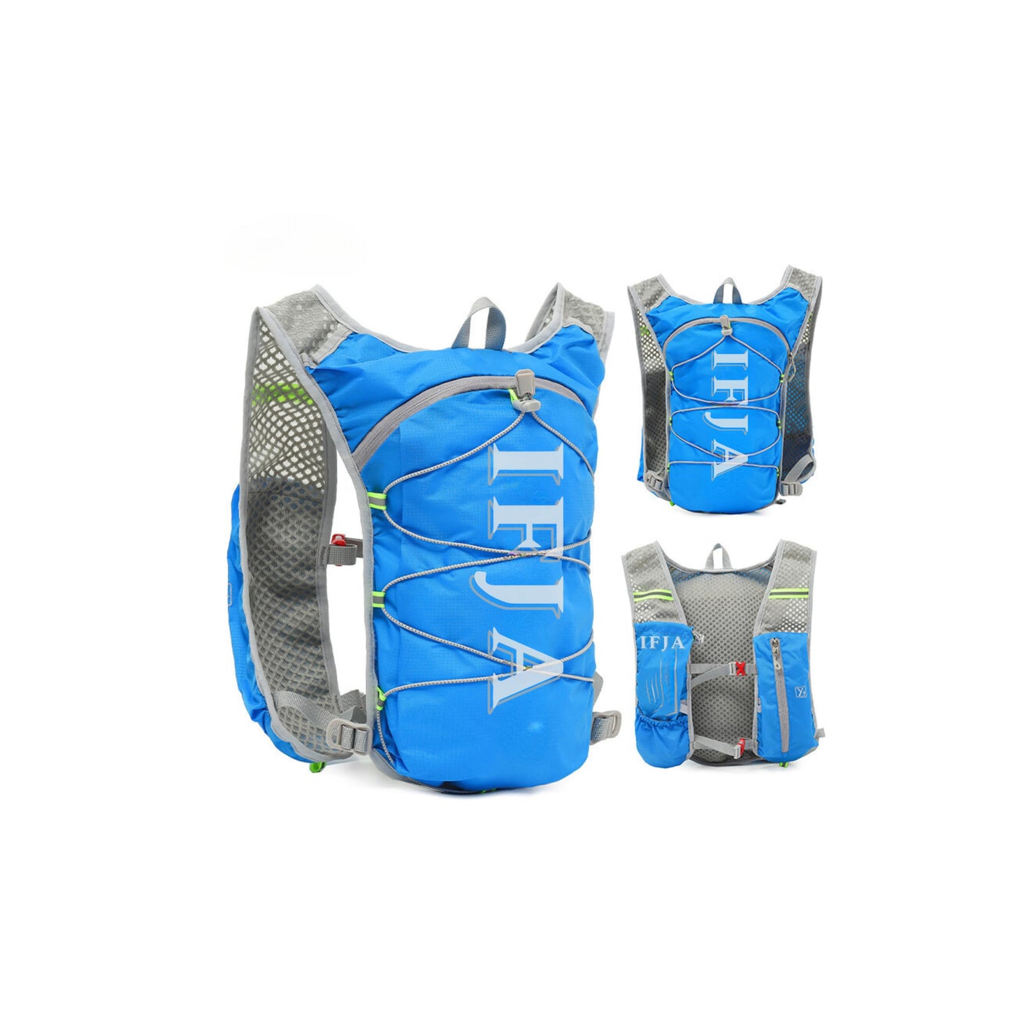 “Ifja Lightweight Running Vest for Men & Women Hydration Pack & Reflective Strips Ideal Running Vests Women & Running Vests Mens Perfect Running Backpack for Long Runs”