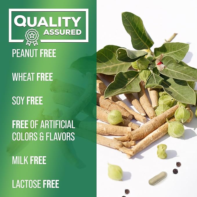 Ashwagandha Extra Strength 2100mg - Ashwagandha Supplements for Women & Men, Antioxidant Support, Nature's Vegan Ashwagandha Powder, Ashwagandha Supplement, Non-GMO & Gluten Free - 60 Capsules