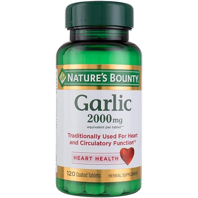 Nature's Bounty Garlic 2000mg, Tablets 120 ea