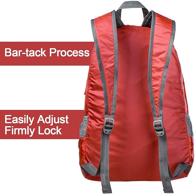 G4Free 20L Lightweight Packable Backpack Travel Hiking Daypack Foldable Backpack for Men Women