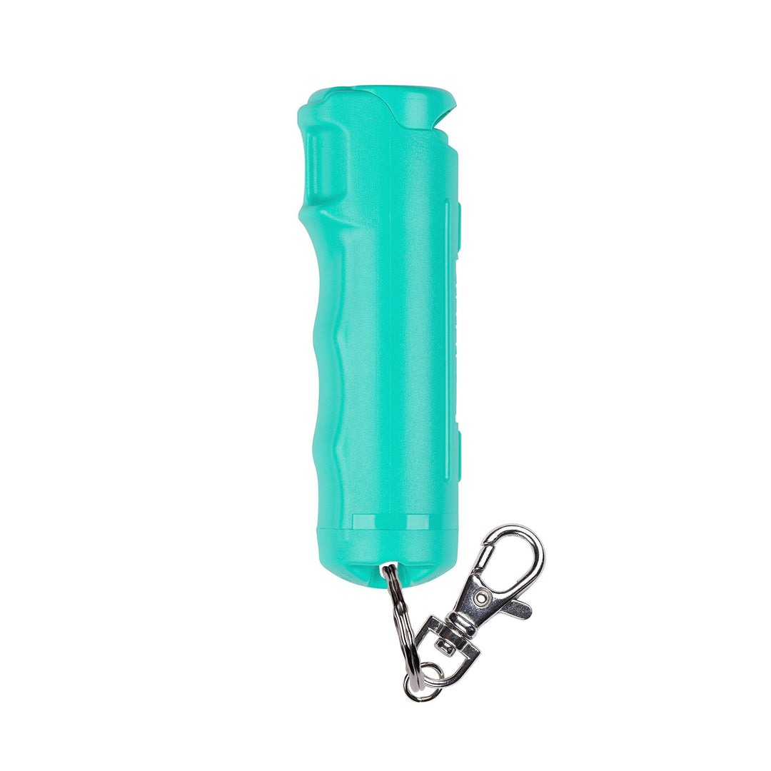SABRE Pepper Gel with Fast Flip Top, Maximum Strength OC Spray, Snap Clip for Easy Carry and Fast Access, Finger Grip for More Accurate and Faster Aim, UV Marking Dye, 0.54 fl oz, Easy to Use Safety