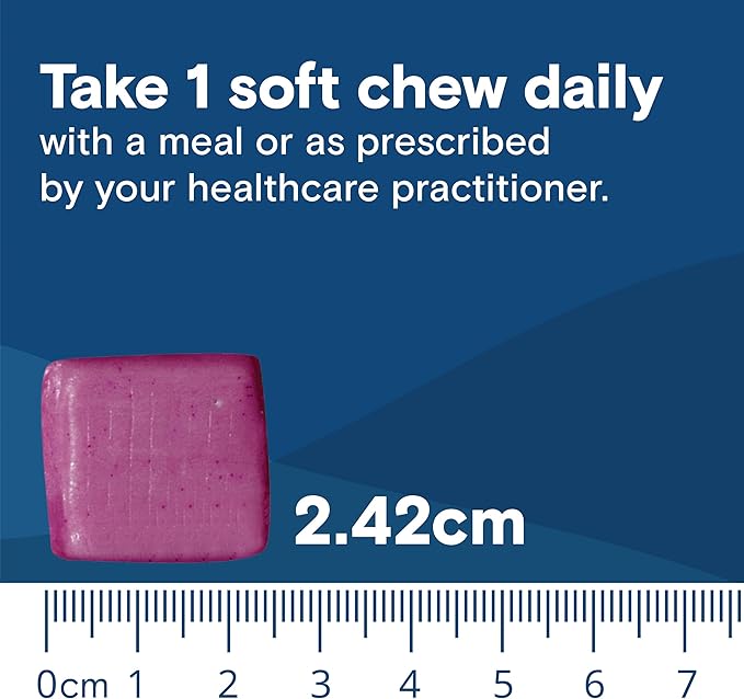 Bariatric Fusion Bariatric Calcium Chews | Calcium Citrate with Vitamin D3 Calcium Supplement Bariatric Vitamin | Sugar Free Calcium Citrate Chewable | Calcium Citrate 500mg | Cran Grape | 60 Count