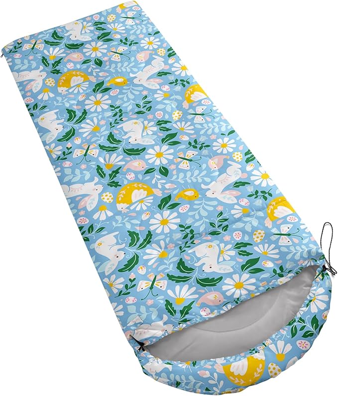 AILONEN Boys Sports Camping Sleeping Bags,Lightweight & Waterproof,3 Season Warm & Cool Weather,Black Player Basketball Sleeping Bags for Kids Adults,Travelling,Outdoors