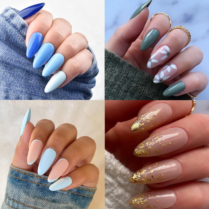 504Pcs Matte Soft Gel Toe Nail Tips | Full Cover for DIY Nail Extensions