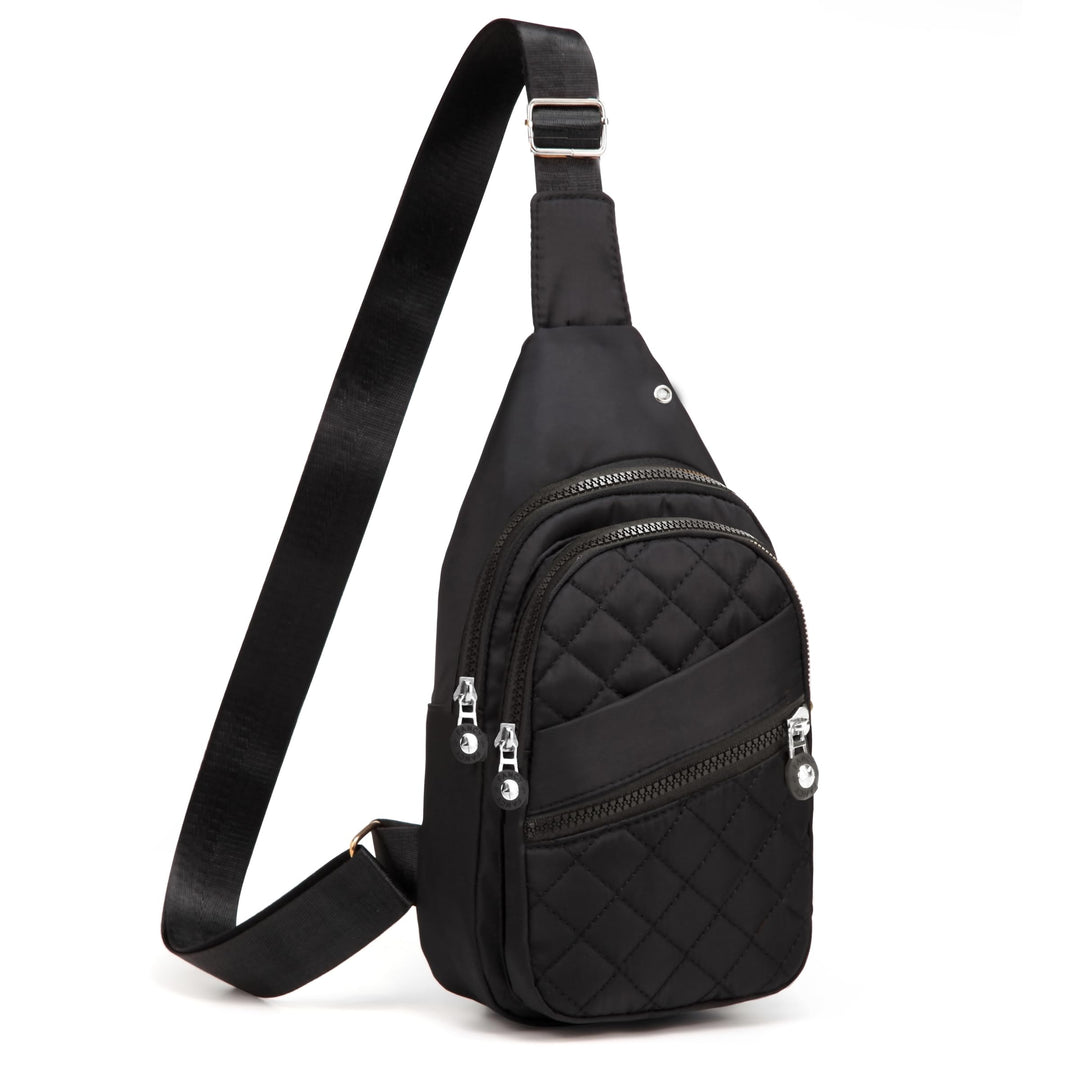 Xsecnua Small Sling Bag for Women Men, Crossbody Sling Backpack, Fanny Pack CrossBody Bags for Traveling Outdoors Hiking Daypack