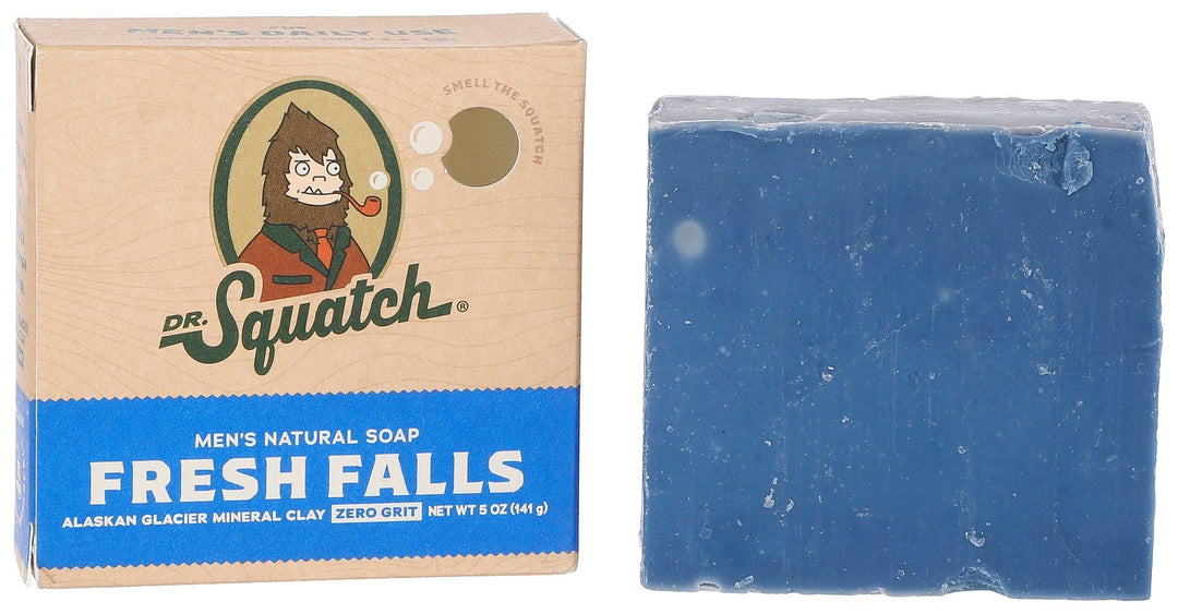 Dr. Squatch All Natural Bar Soap for Men with Zero Grit, Fresh Falls