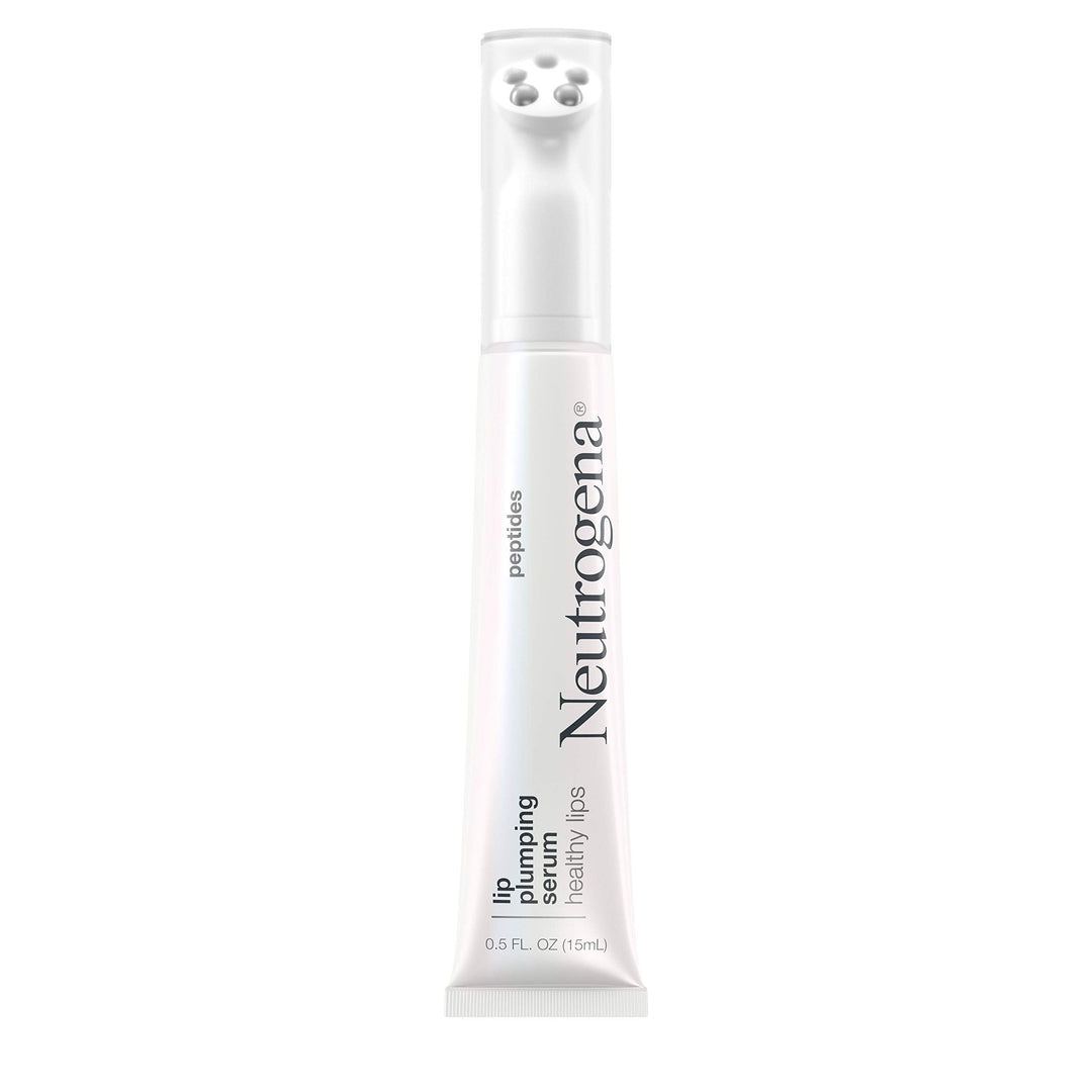 Neutrogena Healthy Lips Plumping Serum, Lip Enhancer with Peptides Nourishes and Promotes the Appearance of Naturally Fuller and