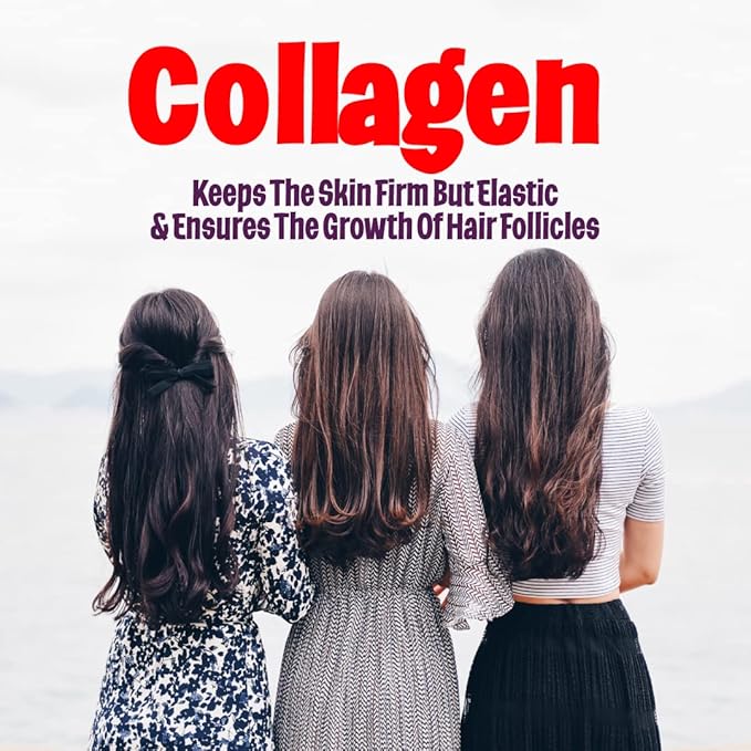 70 Hair Gummies Biotin 6000mcg Collagen Silicon PABA & Multivitamins | Hair Skin and Nails Vitamins Gummy for Women | B Complex Folic Acid 400mcg Vitamin A C D E & Zinc for Hair Growth | Pectin-Based