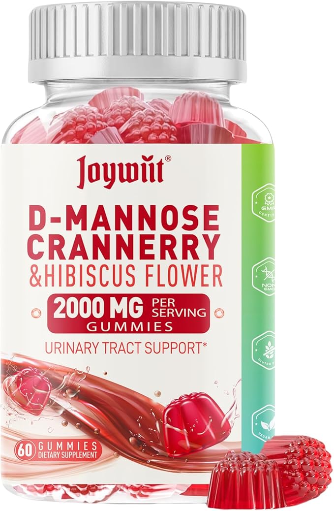 Oregano Oil Gummies & D-Mannose Gummies 2000mg Bundle Pack | Strength Carvacrol & Thymoquinon | D-Mannose with Cranberry