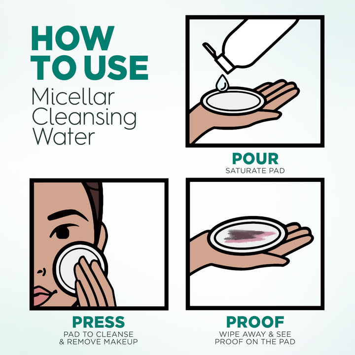 Garnier Micellar Water with Salicylic Acid, All-in-1 Mattifying Facial Cleanser and Makeup Remover for Oily and Acne Prone Skin, 13.5 Fl Oz