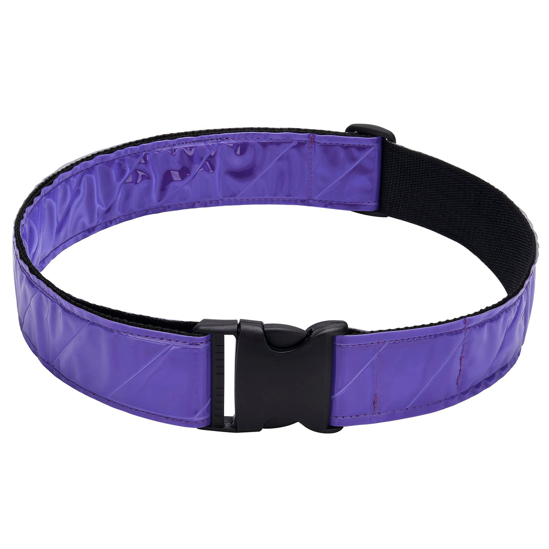 VET GOODS HEAVY DUTY REFLECTIVE BELT (PURPLE)