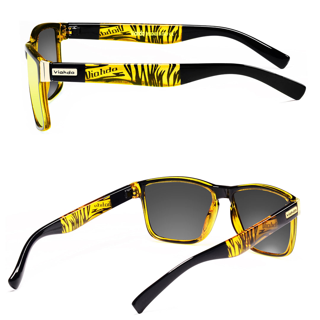 VIAHDA Polarized Sports Sunglasses for Man Cycling Running Fishing Golf Sun glasses Women HD6009