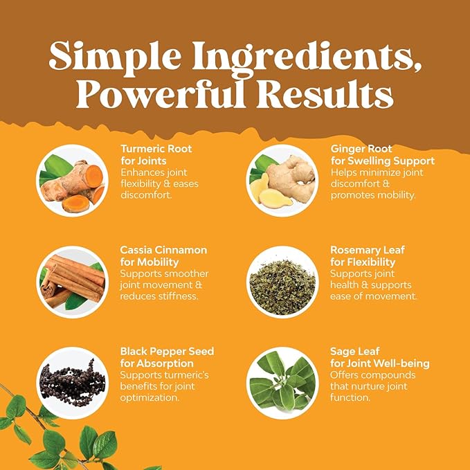 Organic Turmeric Liquid Drops for Adults - Liquid Turmeric Curcumin with Black Pepper Cinnamon and Ginger for Joints Digestion Immunity & More-Organic Supplement Concentrate (2oz) (2)