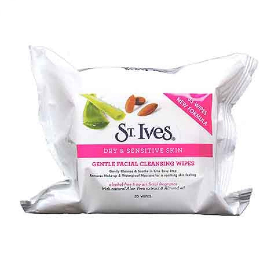 St. Ives Gentle Face Cleansing Wipes - Pack Of 35 Wipes