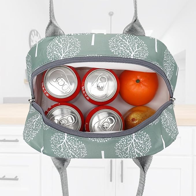 FlowFly Insulated Lunch Cooler Bag - Tote Bag Organizer for Women/Men, Dandelion