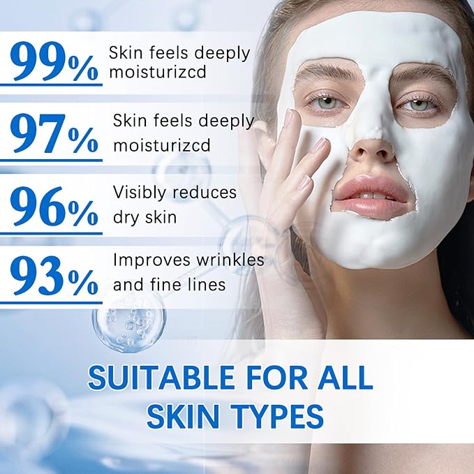 2 Pcs Hyaluronic Acid Powder, Cosmetic Grade Water Soluble Hyaluronic Hydrating for Face Anti-Aging Skincare, DIY Face Serum and Mask.