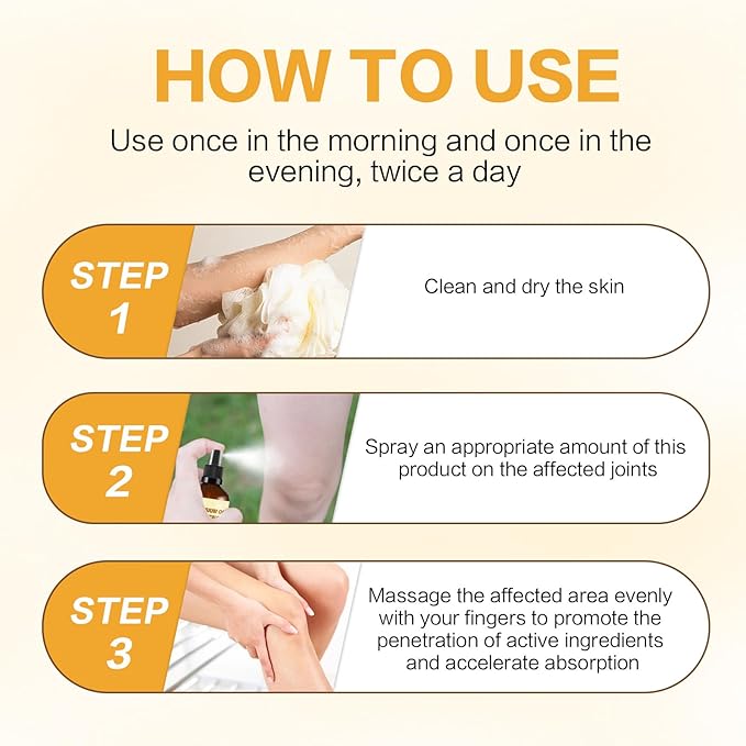 Magnesium Joint Spray, Magnesium Oil Bee Venom Joint Spray, for Relaxing and Joint Repair, Fast Absorbent, Non-Greasy (100ml/3.38oz) (1)