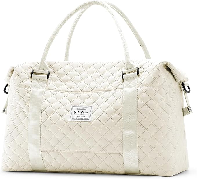 Travel Duffel Bag,Sports Tote Gym Bag,Shoulder Weekender Overnight Bag for Women