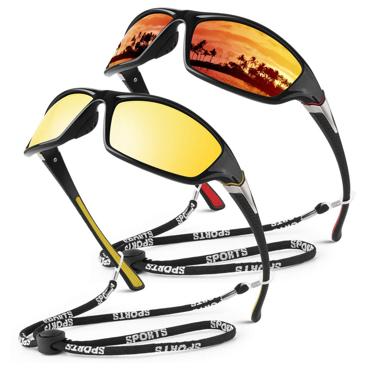 WEAROYO Polarized Sports Sunglasses for Men Women,Cycling Running Driving Fishing Trekking Sun Glasses 100% UV Protection
