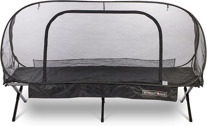 Bigger, but just as Cool MosquitOasis XL Pop-Up Mosquito Net Tent for Summer Camps and Camping 80 inches Long