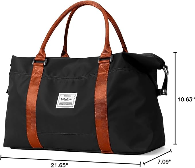 Travel Duffel Bag,Sports Tote Gym Bag,Shoulder Weekender Overnight Bag for Women