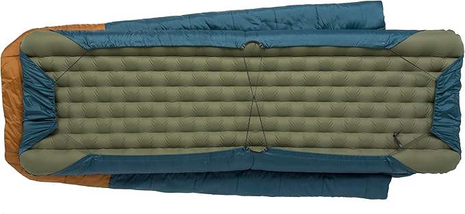 Big Agnes Echo Park Sleeping Bag - Extra Roomy Deluxe Comfort, 0°/25°/35° - Padlok Sleep System for Sleeping Pad Attachment