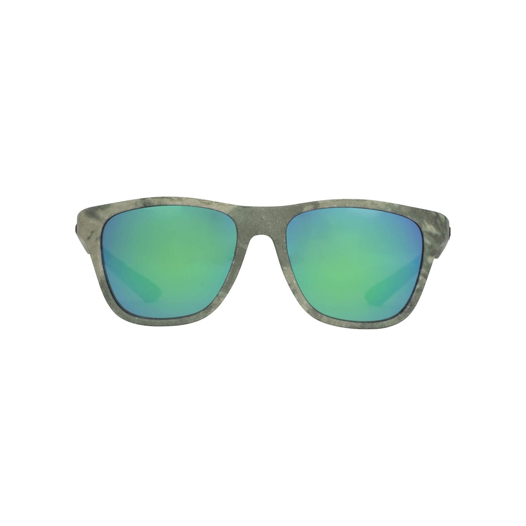 HUK, Polarized Lens Eyewear with Performance Frames, Fishing, Sports & Outdoors Sunglasses Panto, (Swivel) Green Mirror/Southern Tier Subphantis, Medium