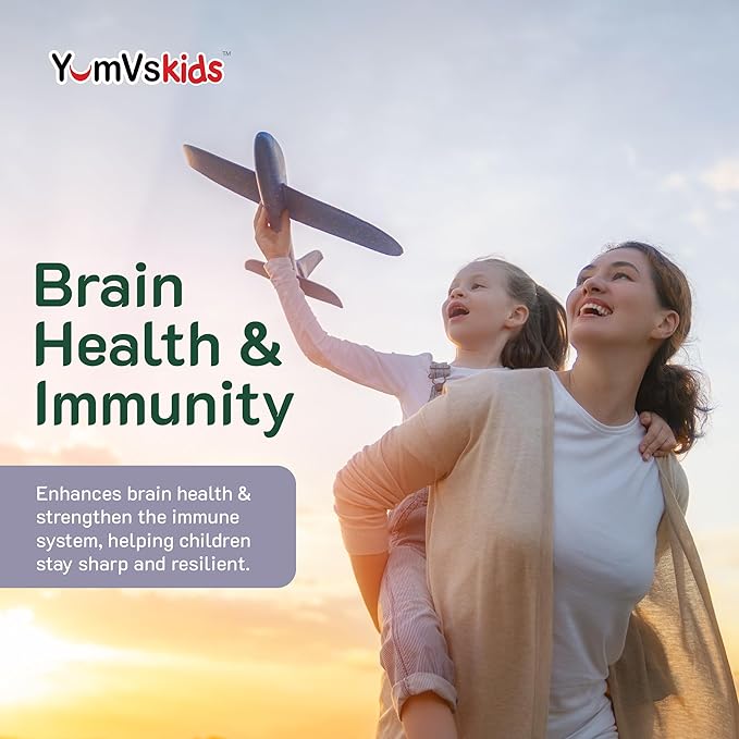 YumVs Complete Kids Iron Gummies - Kids Iron Supplement Gummies with Vitamin C - Grape Flavor, Children's Chewable Iron Supplement for Kids, Kosher Halal Gluten Free Vegetarian Iron Gummies (60 Count)