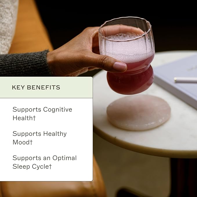 NeuroCalm Magnesium Powder by Dr. Amy Myers - Best Form of Magnesium L-Threonate to Enhance Health & Cognitive Support - Promotes Attention & Memory Learning Focus - 30 Servings(2.65 OZ)