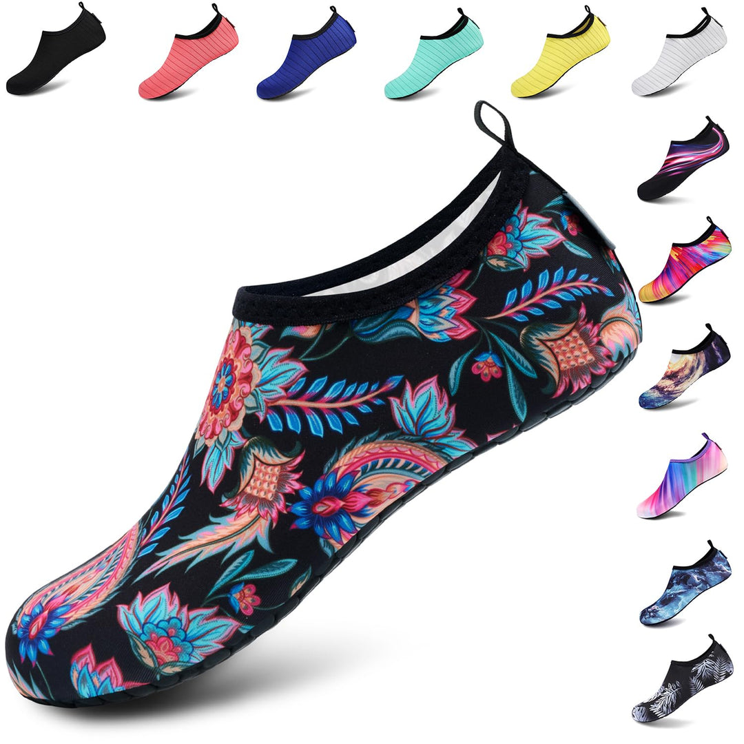 VIFUUR Water Sports Unisex Shoes FolkwayFlower - 5.5-6.5 W US/ 4.5-5.5 M US (36-37)