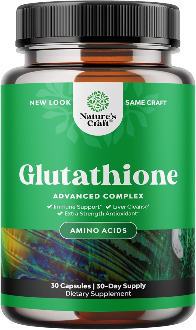 Skin Brightening Glutathione Supplement with Milk Thistle 1000mg - Glutathione Skin Whitening Capsules with Alpha Lipoic Acid for Liver Care, Energy Support & Immune Help - for Men & Women - 30 Count