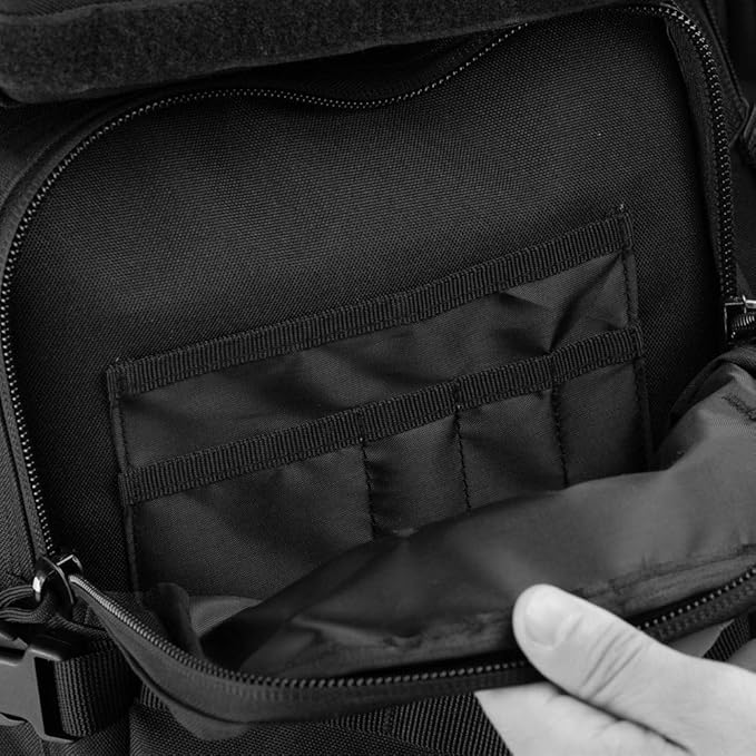 Military Tactical Backpack 45L Large Tactical Backpack for Men, Hiking Rucksack With Bottle Holder