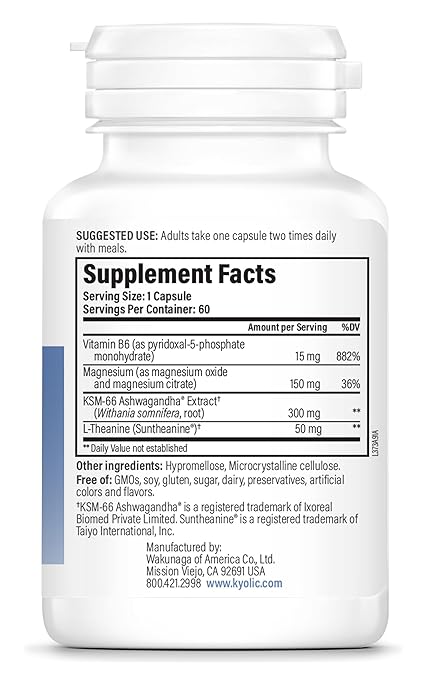 Kyolic Specialty Series Calm Mood, 60 vegicaps