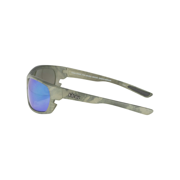 HUK, Polarized Lens Eyewear with Performance Frames, Fishing, Sports & Outdoors Sunglasses Panto, (Challenge) Green Mirror/Southern Tier Subphantis, Medium