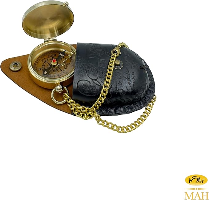 Be Strong and Courageous Brass Religious Compass Gift Confirmation Baptism Easter Christian Catholic Graduation Trekking Adventure Engraved Scripture Prayer Gift for Men Women Teenage Boys Girls