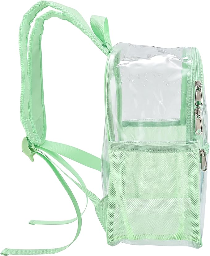 USPECLARE Clear Backpack for Stadium Approved 12×6×12, Water proof Clear Bag for Stadium Events and Concert Work Sport Event