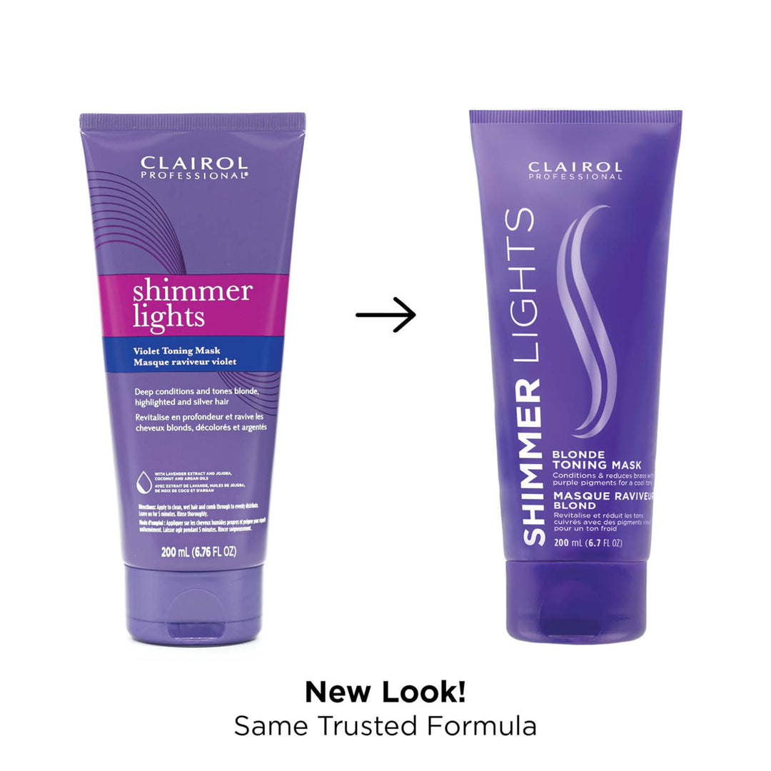 Clairol Professional Shimmer Lights Violet Toning Mask 200mL - Packaging may vary